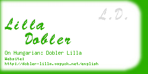 lilla dobler business card